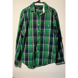 US POLO ASSN. Men's Button Down Casual  Dress Long Sleeve shirt size L